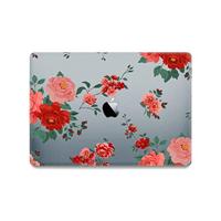 Lunso MacBook Pro 16 inch (2019) cover hoes - case - Red Roses - thumbnail