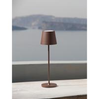 Lyora Oplaadbare tafellampSeina roestbruin - 9223403 - thumbnail