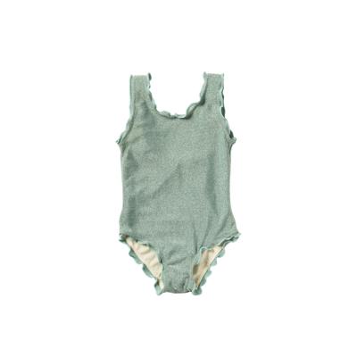 Salted Stories zomer badpak meisjes - groen - Glitter