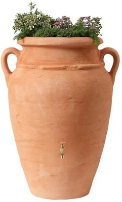 Garantia regenton amphora terra 600 liter met plantenbak Garantia regenton amphora terra 600 liter met plantenbak