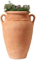 Garantia regenton amphora terra 600 liter met plantenbak - thumbnail