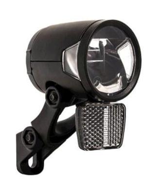 Herrmans koplamp h-black mr8 aan/uit dynamo
