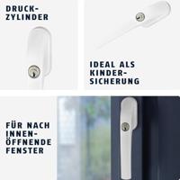 Handgreep - ABUS - FG300 W CL/DFNLI - Dubbele bescherming voor kunststof of aluminium ramen - Getest volgens DIN 18267 - thumbnail