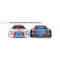 HPI RS4 Sport 3 Drift Auto RTR - Team Worthouse Nissan James Dean (S15) - thumbnail