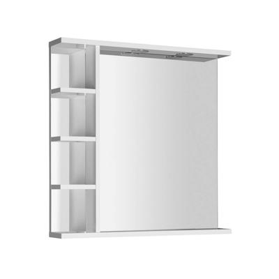 Badkamerspiegel Sapho Korin 70x70x12 cm Incl. LED Verlichting en Planken Sapho