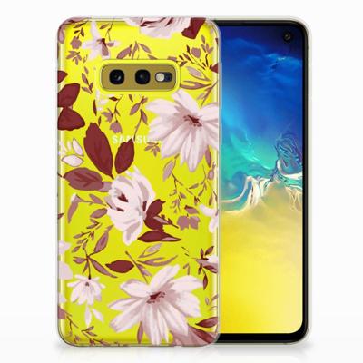 Smartphone hoesje Samsung Galaxy S10e Watercolor Flowers Smartphone hoesje Samsung Galaxy S10e Watercolor Flowers