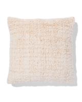 HEMA Kussenhoes 50x50cm teddy lichtbruin (nude) - thumbnail