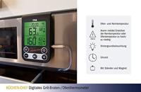 TFA Dostmann 14.1512.01 KÜCHEN-CHEF Barbecuethermometer Zwart - thumbnail