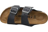 BIRKENSTOCK - Arizona slippers zwart Nubuck Unisex - thumbnail