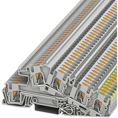 Phoenix Contact 3214050 Aardklem 3-etages 6.2 mm Spanveer Grijs 50 stuk(s)