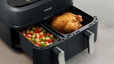 Airfryer Philips NA351/00 Zwart Zilverkleurig 2750 W 9 L