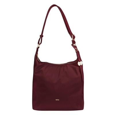 Dames schoudertas hobo nylon - aubergine - MŌSZ Kelly