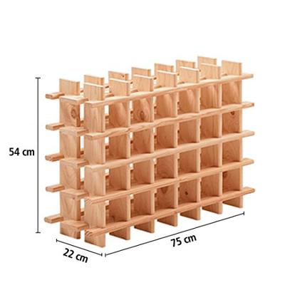 Flessenrek Astigarraga Bruin Pijnboom (75 x 22 x 54 cm)
