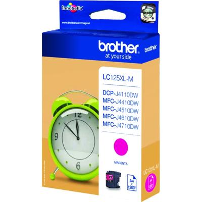 Brother Inktcartridge LC-125XLM Origineel Magenta LC125XLM