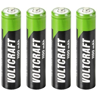 VOLTCRAFT HR03 Oplaadbare AAA batterij (potlood) NiMH 1100 mAh 1.2 V 4 stuk(s)