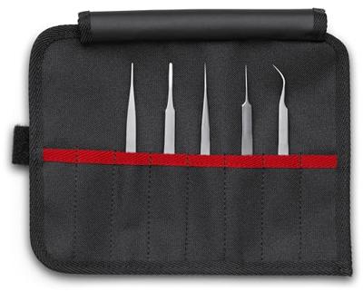 Knipex Precisie-Pincetten-Set | 5-Delig - 92 00 02 Knipex Precisie-Pincetten-Set | 5-Delig - 92 00 02