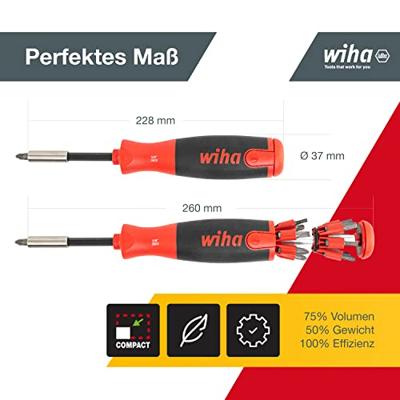 Wiha bithouder magaziner met 12 bits LiftUp 1/4" 38601 - thumbnail