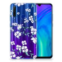 Honor 20 Lite Uniek TPU Case Blossom White - thumbnail
