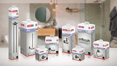 tesa MOON GREY 40584-00000-00 Zeepdispenser 200 ml Grijs (mat), Glas gesatineerd tesa MOON GREY 40584-00000-00 Zeepdispenser 200 ml Grijs (mat), Glas gesatineerd