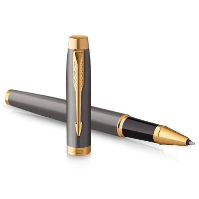 Parker IM Premium roller, grijs GT, fijn, giftbox