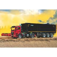 Wiking 0776 59 Schaal 1 Aanhanger Krampe rollenbandwagen SB II 30/1070, zwart - thumbnail