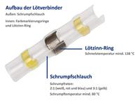Krimpkous soldeer connector 0.25-6mm set 100 delig - 4143122 - thumbnail