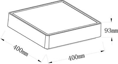 Deko Light 348007 Quadrata III Plafondopbouwarmatuur LED Energielabel: G (A - G) 21 W Platina-grijs Deko Light 348007 Quadrata III Plafondopbouwarmatuur LED Energielabel: G (A - G) 21 W Platina-grijs
