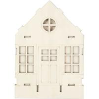 Creativ Company Huis, h: 24 cm, d: 6(12,5) cm, b: 19 cm, 1 stuk - thumbnail