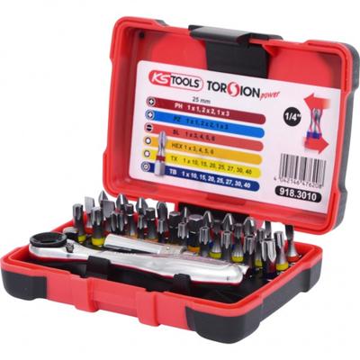 KS TOOLS Ks-tools bitset "torsionpower" bit box 32tlg. - thumbnail