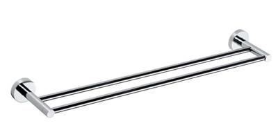 Dubbele Handdoekhouder Sapho X-Round Hangend 65.5 cm Chroom