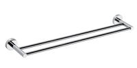 Dubbele Handdoekhouder Sapho X-Round Hangend 65.5 cm Chroom - thumbnail