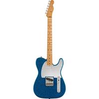 Fender J Mascis Telecaster MN Bottle Rocket Blue Flake elektrische gitaar met deluxe gigbag - thumbnail