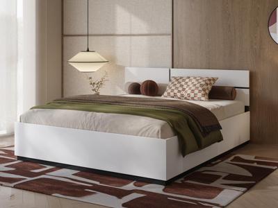 Bed CROSSAIR 180x200 cm wit met opbergruimte