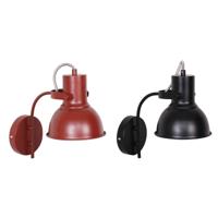 Muurlamp DKD Home Decor 15 x 20 x 28 cm 16,5 x 26 x 28 cm Rood Zwart Metaal 220 V 50 W Loft (2 Stuks) - thumbnail