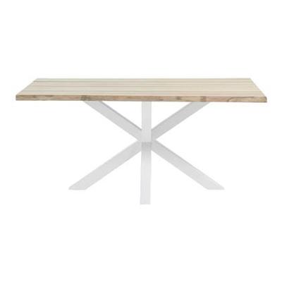 Kave Home Eettafel 'Argo' 160 x 90cm, kleur Wit Kave Home Eettafel 'Argo' 160 x 90cm, kleur Wit