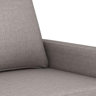 Tweezitsbank 120 cm stof taupe
