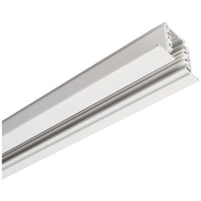 Deko Light 710069 D Line Einbaustromschiene mit Flügel 1m 230V-railsysteemcomponenten Stroomrail 3-fasig Wit Deko Light 710069 D Line Einbaustromschiene mit Flügel 1m 230V-railsysteemcomponenten Stroomrail 3-fasig Wit