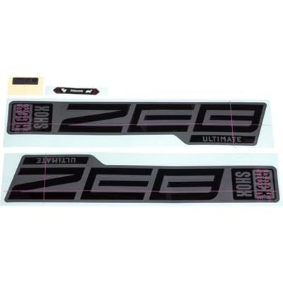 ROCKSHOX decor set "signatur series" decal set rs zeb ult. black