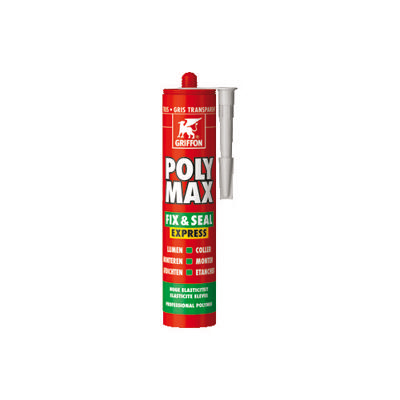 Griffon Poly Max Fix & Seal Express 425gr - Zwart