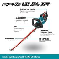 Makita accu heggenschaar - DUH602Z - 18V - 60cm - excl. accu en lader - in doos - thumbnail