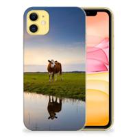 Apple iPhone 11 | TPU Hoesje | Koe - thumbnail