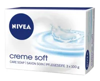 NIVEA Crème Soft Stuk zeep 100 g 3 stuk(s) - thumbnail