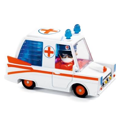 Crazy motors Hurry Ambulance DJECO wit