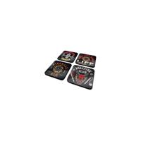 Stranger Things 4 Coaster 4-Pack Hellfire Club - thumbnail