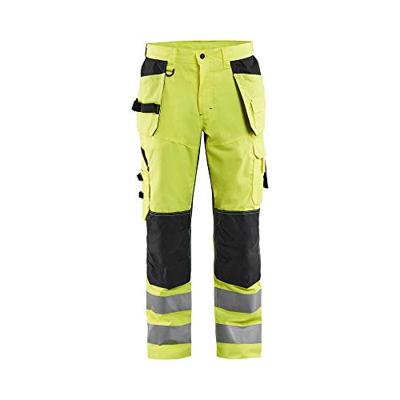 Blåkläder Werkbroek High-Vis met ventilatie 15651811 | High Vis Oranje/Groen | Maat 44 - 7330509571590