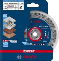 Bosch Accessories 2608900670 EXPERT MultiMaterial X-LOCK Diamanten doorslijpschijf Diameter 125 mm Boordiameter 22.23 mm Steen, Beton, Baksteen 1 stuk(s) - thumbnail