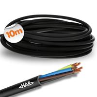 LAPP 1600205/1 Rubberkabel H05RR-F 2 x 1.5 mm² Zwart per meter - thumbnail