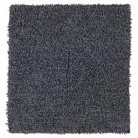 Bidetmat Sealskin Misto Chenille Katoen 60x60 cm Zwart - thumbnail