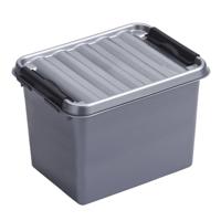 Sunware Q-line box 3 liter metaal/zwart - thumbnail