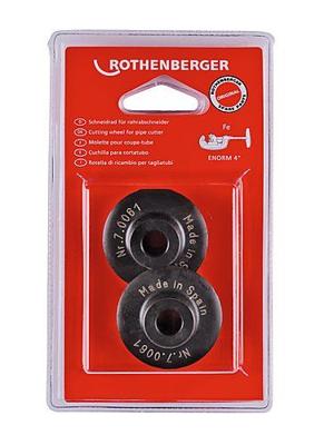 Rothenberger Reserve-snijwiel | snijwiel-d. 41 mm snijdiepte 8 mm | hooggelegeerd, geharde staal | 2 stuks in blister - 070061D 070061D
